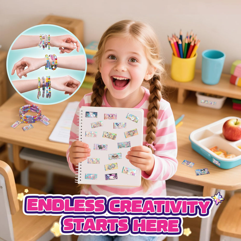 Scarmat unboxing moment with sticker sheets ready to use.