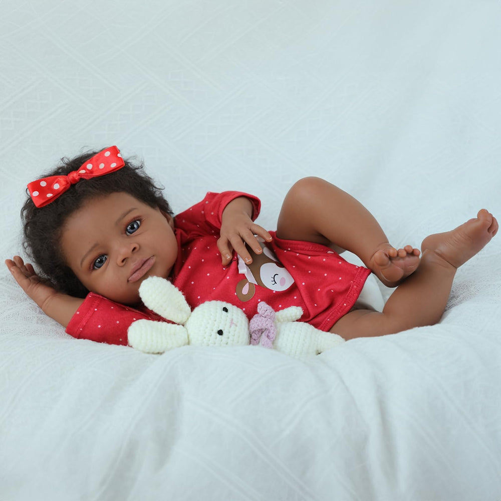 SCOM Reborn doll with greyish purple eyes for realistic storytelling