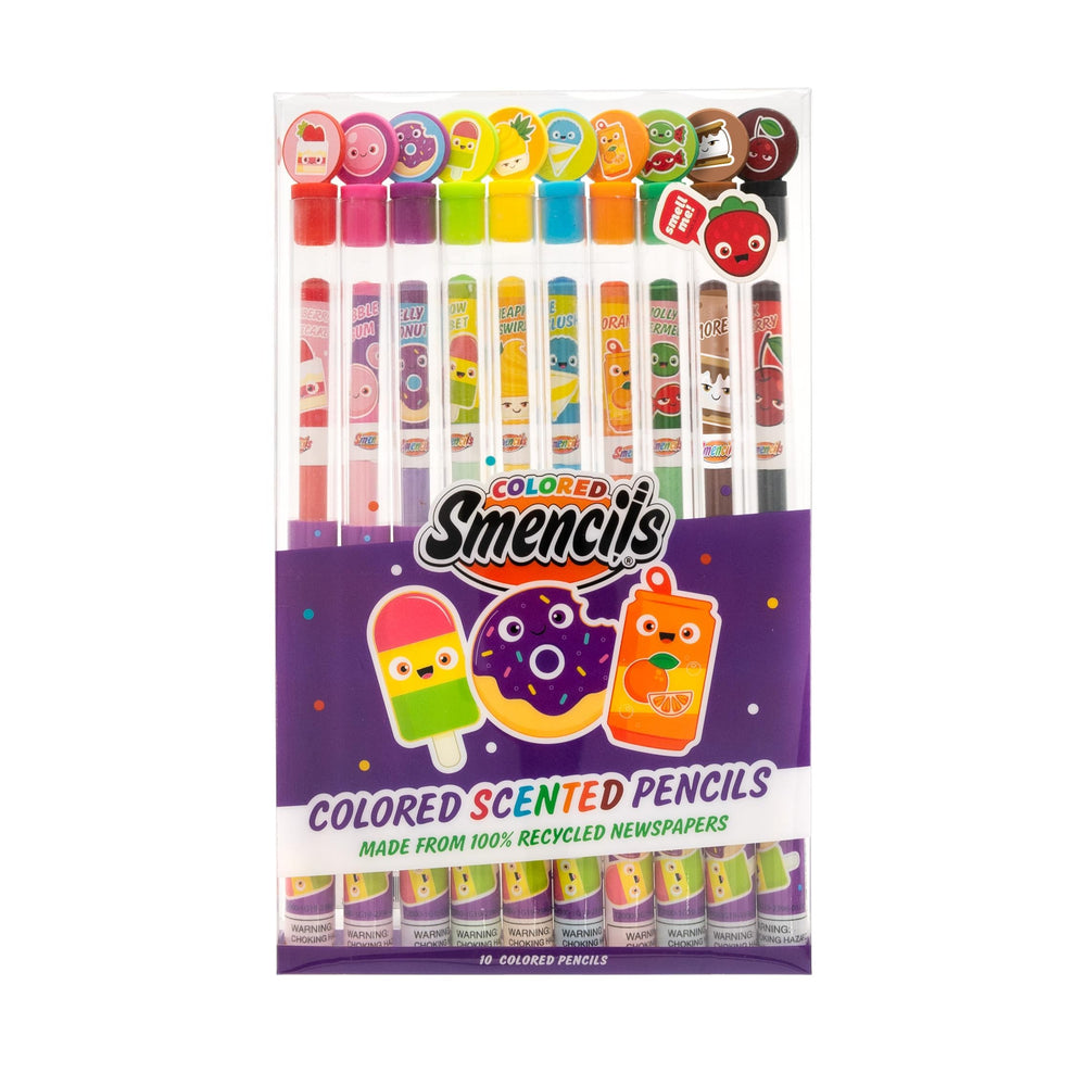 Scentco Colored Smencils made from recycled newspaper materials