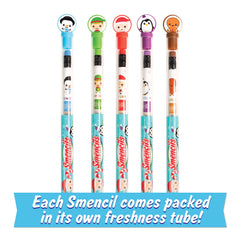Scentco Holiday Smencils close-up sugar plum scent, inviting fragrance for writing