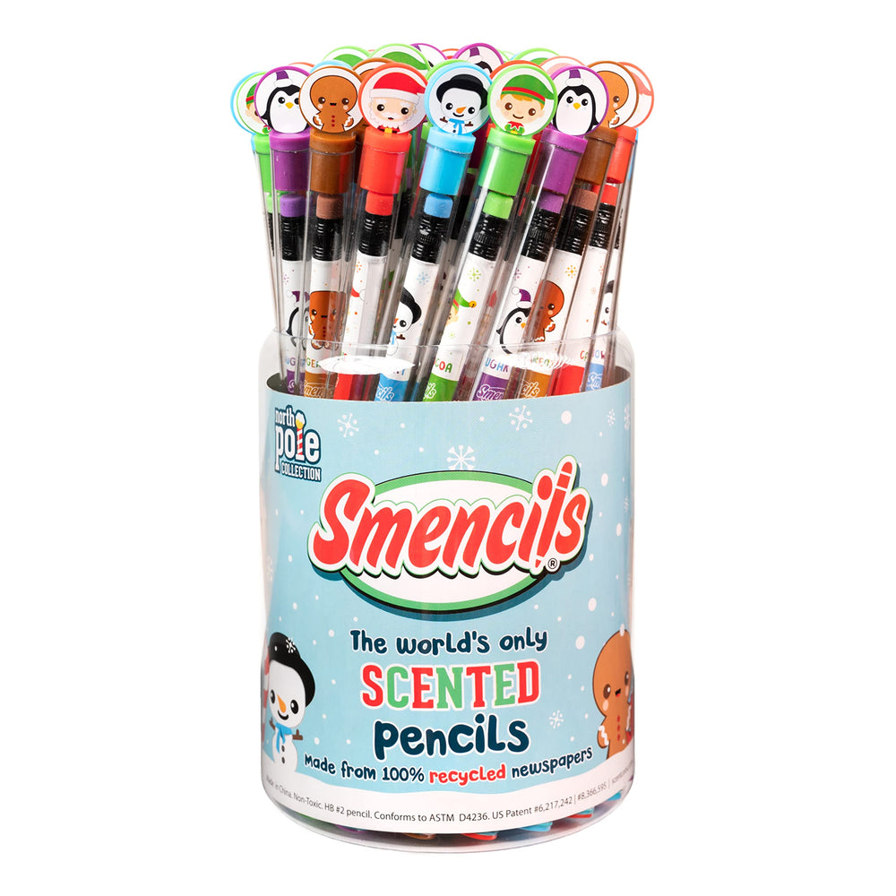 Scentco Holiday Smencils pack with gourmet fragrances for learning and rewards.