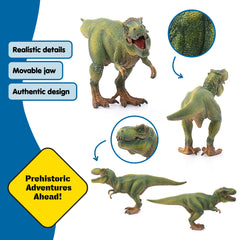 Schleich T-Rex movable jaw enables chomp and roar play