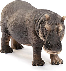 Schleich hippo imaginative play journal prop for storytelling.