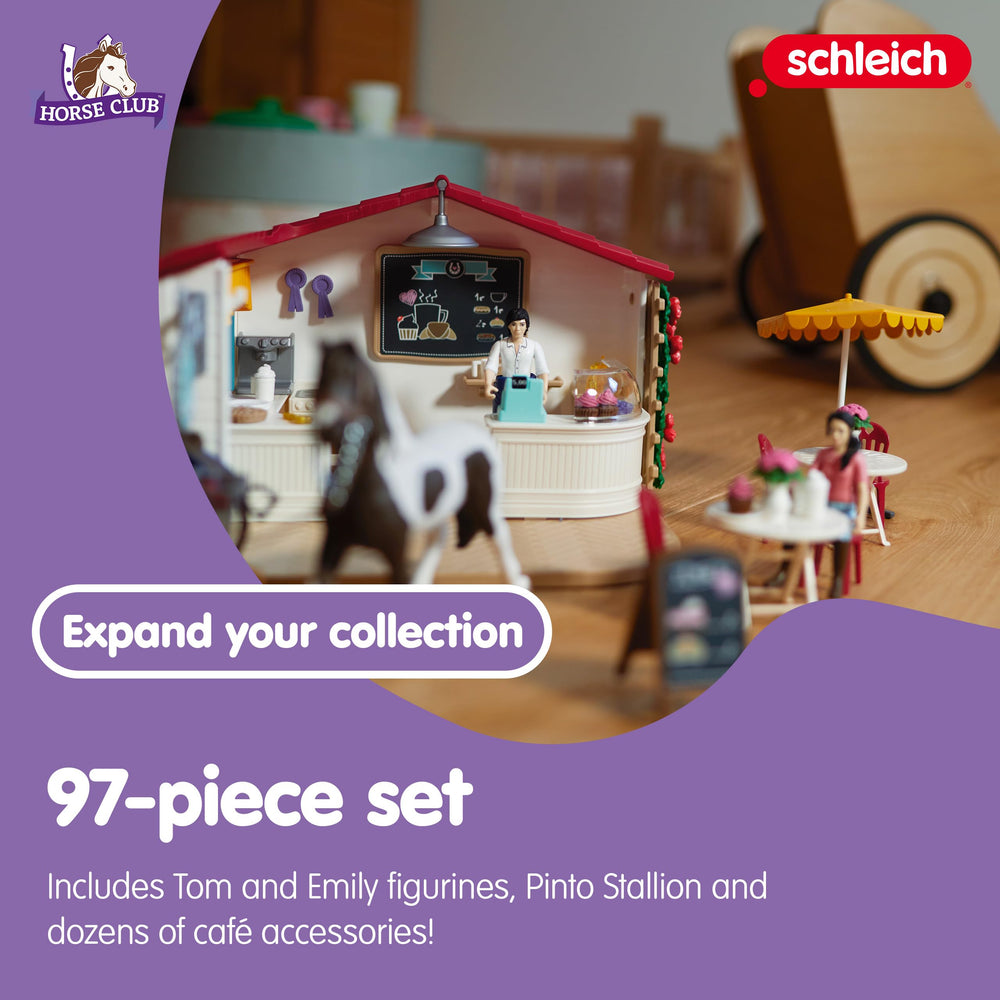 Schleich Cups and Saddles menu board for cafe setting