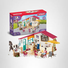 Schleich dining set with pastries for cafe role-play