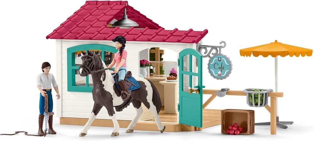Schleich Tom and Emily figures for interactive cafe scenes