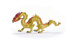 Schleich Lunar Dragon close-up showing lifelike texture and metallic finish.