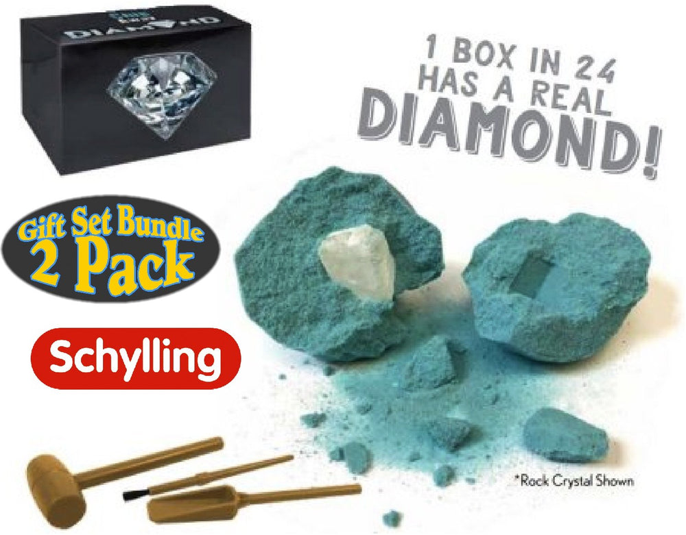 Schylling Chip Away Science Diamond stone reveal—tactile mining fun for kids