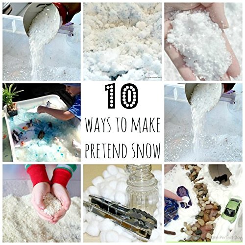Science Gone Fun instant snow powder being rehydrated after drying