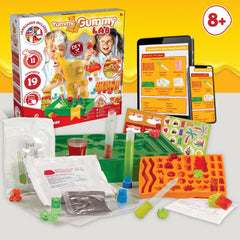 Science4you Gummy Sweets Lab 19 shapes display highlights diverse candy mold options.