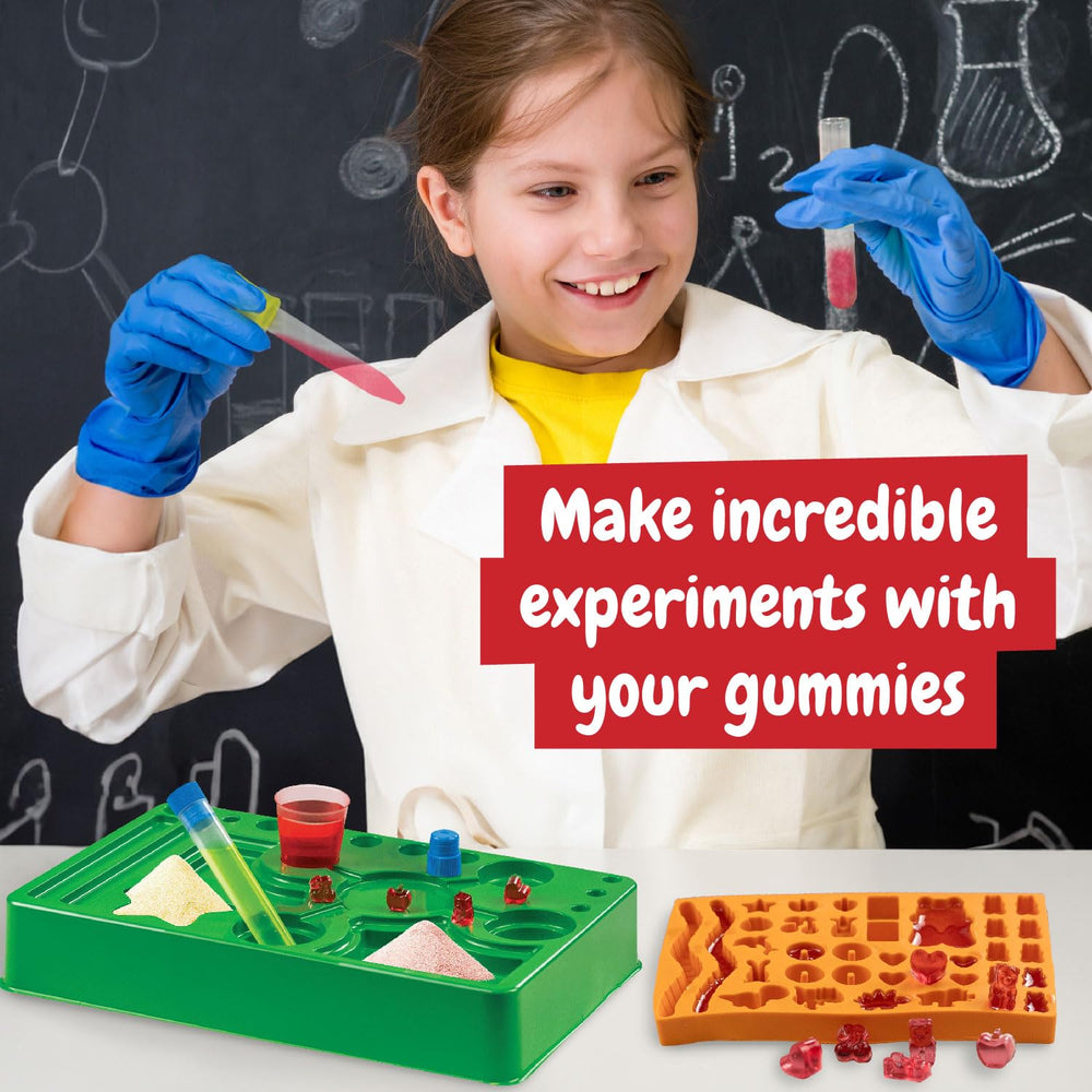 Science4you Gummy Sweets Lab lab bench and pipette support precise mixing.