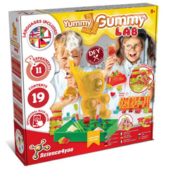 Science4you Gummy Sweets Lab packaging promotes safe, kid-friendly candy making at home.