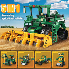Sciencow tractor wheels and chassis—realistic details enhance hands-on construction.