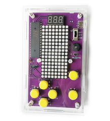 ScienSta Basic Soldering Kit case assembly shows durable acrylic housing for safe practice.