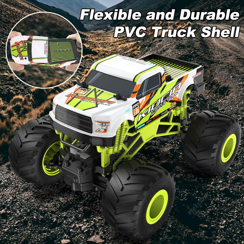 Scientoy durable PVC body designed for quick starts and light crashes.