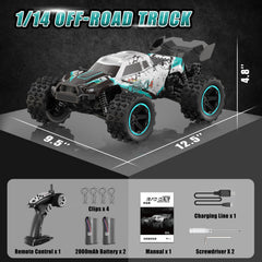 Scientoy RC car remote control 2.4GHz displays responsive steering