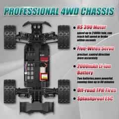 Scientoy RC car two batteries demonstrate extended runtime for longer sessions