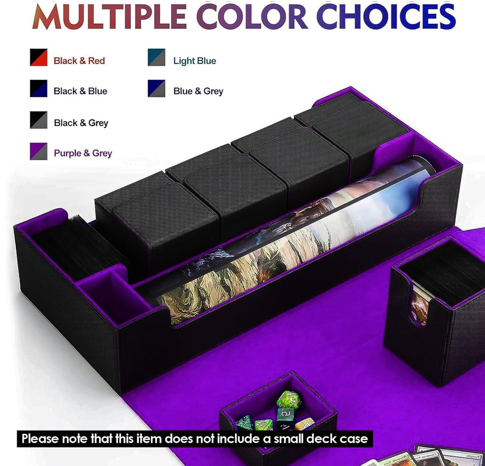 Scimi premium PU leather exterior highlights durable protection for card collections