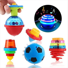 SCIONE LED spin top soccer style glows during party play for active fun