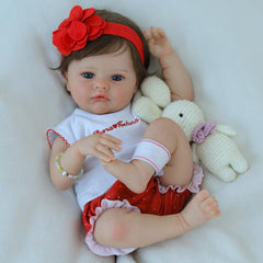 SCOM 18-inch doll hands and feet show delicate folds for realism.