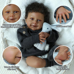 SCOM weighted cloth body offers snug hugging and natural feel for play.