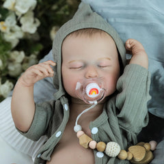 SCOM 20-inch reborn doll body with soft vinyl skin for cuddling