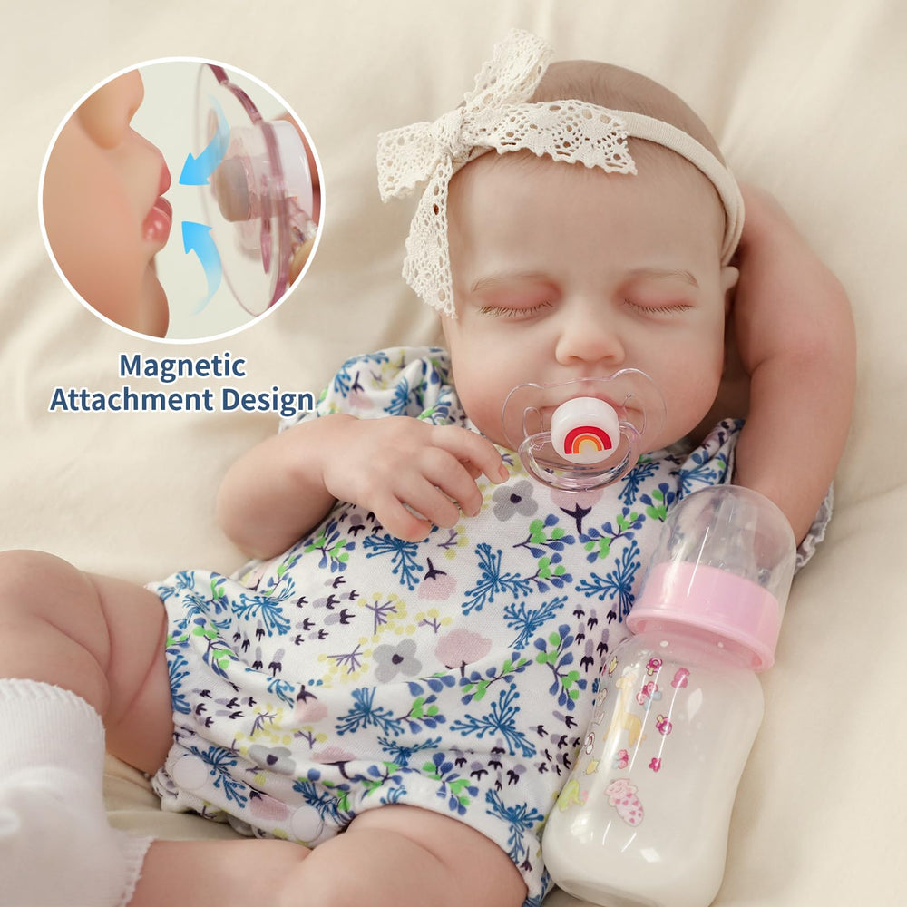 SCOM 20-Inch Reborn Doll poseable limbs for natural posing