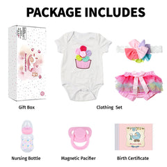 SCOM Anna ready for gifting, safe for ages 3+ and nurturing play