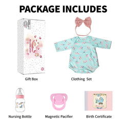 SCOM Felicia magnetic pacifier included for authentic comfort