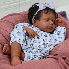 SCOM Reborn Baby Doll African American skin tone for authentic representation