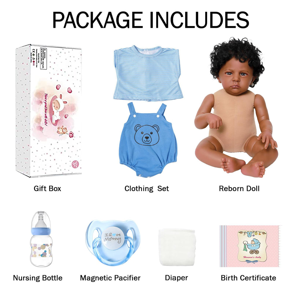 SCOM Reborn Gift Set includes outfit, bottle, pacifier, and more.