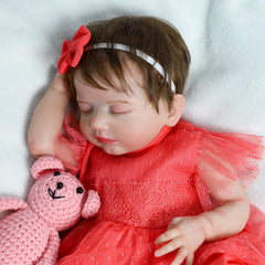 SCOM Reborn doll with soft fabric body invites gentle cuddles and companionship