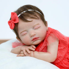 SCOM Reborn doll girl rosy cheeks evoke a gentle, comforting presence