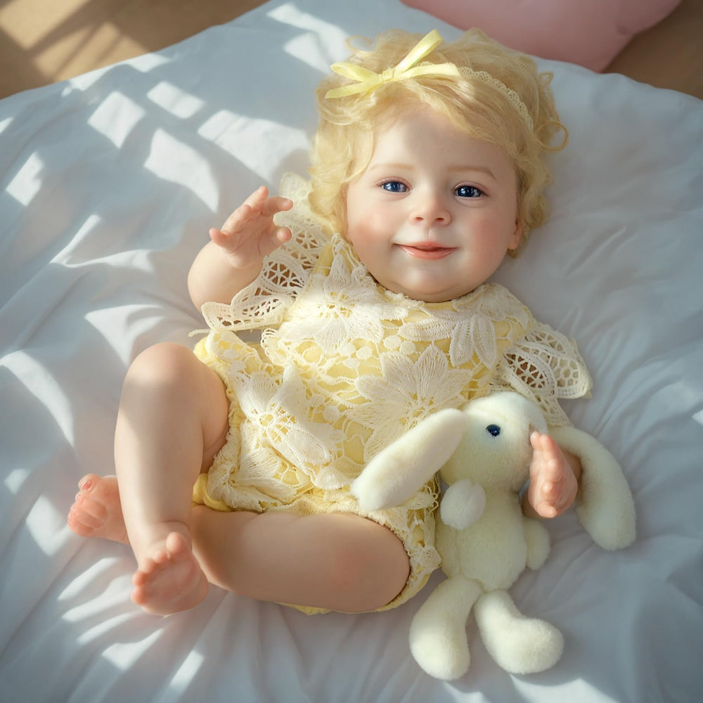 SCOM Reborn doll movable limbs for poseable daily pretend play
