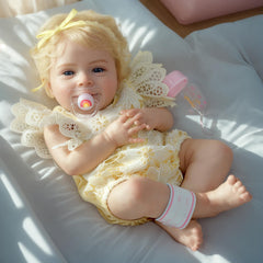 SCOM Reborn 18-inch realistic baby doll with lifelike facial features for imaginative play