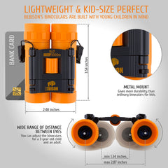 Ergonomic grip supports small hands during extended viewing sessions.