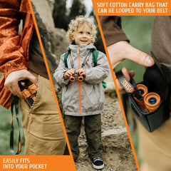 Great for spy games and imaginative outdoor play.