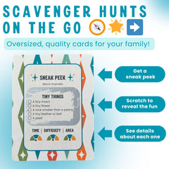 Scratch 'Ems scratch-off adventure card close-up with vintage-inspired artwork for imagination