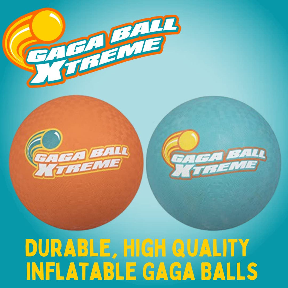 SCS Direct Gaga Ball orange 8.5 inch ideal for group kickball and recess