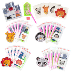 SCS Direct Zoo Buddies individual pack — ready-to-use party craft.