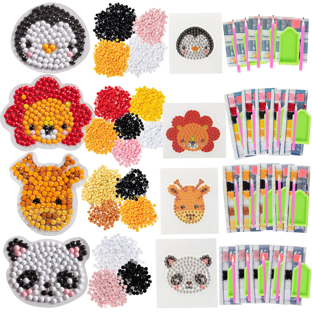 SCS Direct Zoo Buddies panda diamond painting kit — ideal party favor for kids.