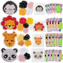SCS Direct Zoo Buddies panda diamond painting kit — ideal party favor for kids.