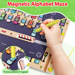 Scuwtocn safe wooden construction with rounded edges for toddler-friendly learning