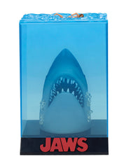 SD TOYS white shark blue-printed figure on shelf