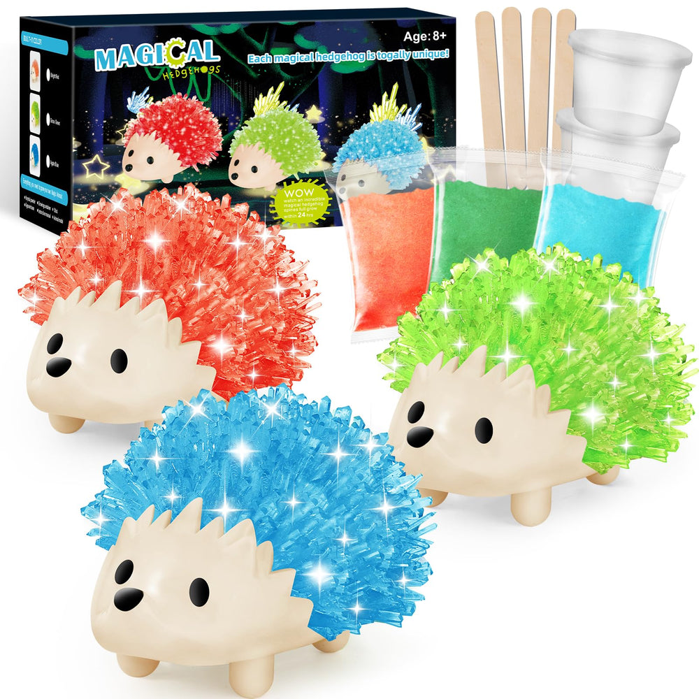 sdaymol Crystal Growing Kit blue crystal displayed, sparks curiosity and hands-on learning for kids.