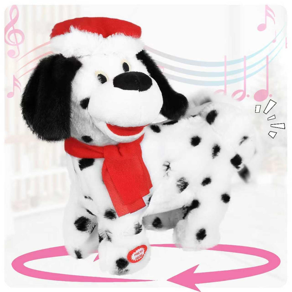 SdeNow dancing Santa dog toy with festive movement boosts holiday cheer.