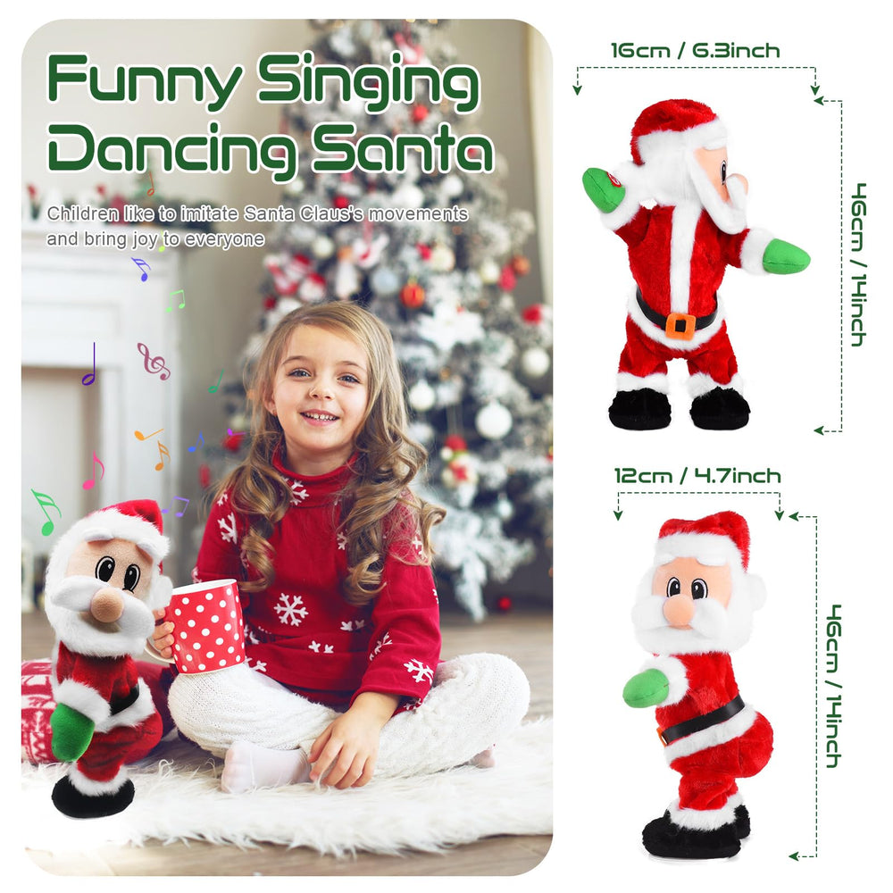 SdeNow Dancing Santa plush hand switch enables easy one-switch operation.