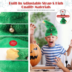SdeNow lightweight plush Santa hat worn comfortably during celebrations