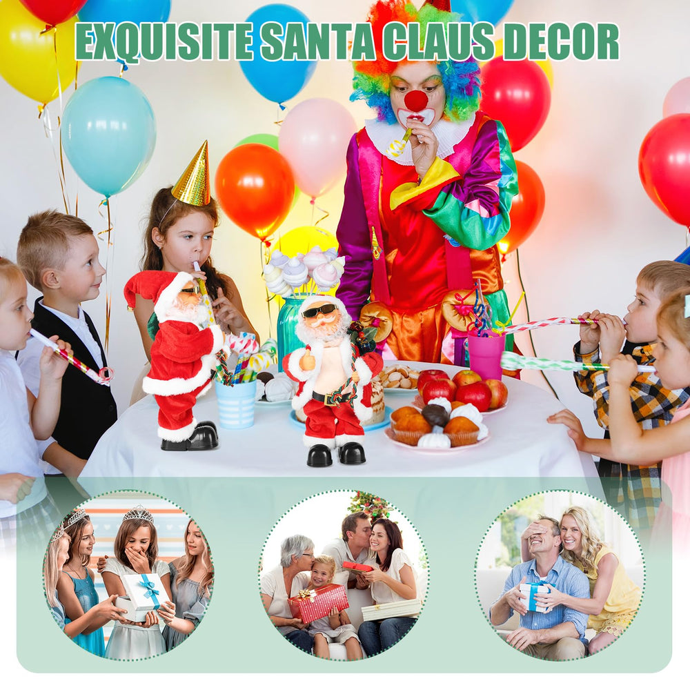 SdeNow Christmas plush Santa fosters parent-child singing and dancing.