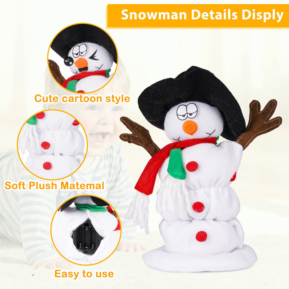 SdeNow snowman design features scarf and hat for charming ornament appeal